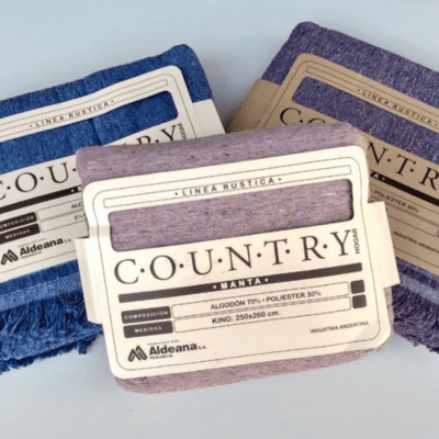 Manta Rústica Country Twin